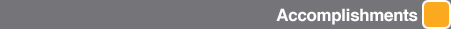 Accomplishments title